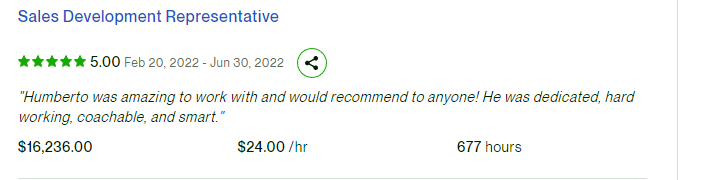 Client testimonial 1
